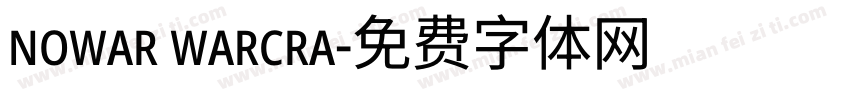 nowar warcra字体转换